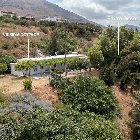 Vrisidia Cottage - Nature, Seaview & Relax Plakias Eksteriør billede