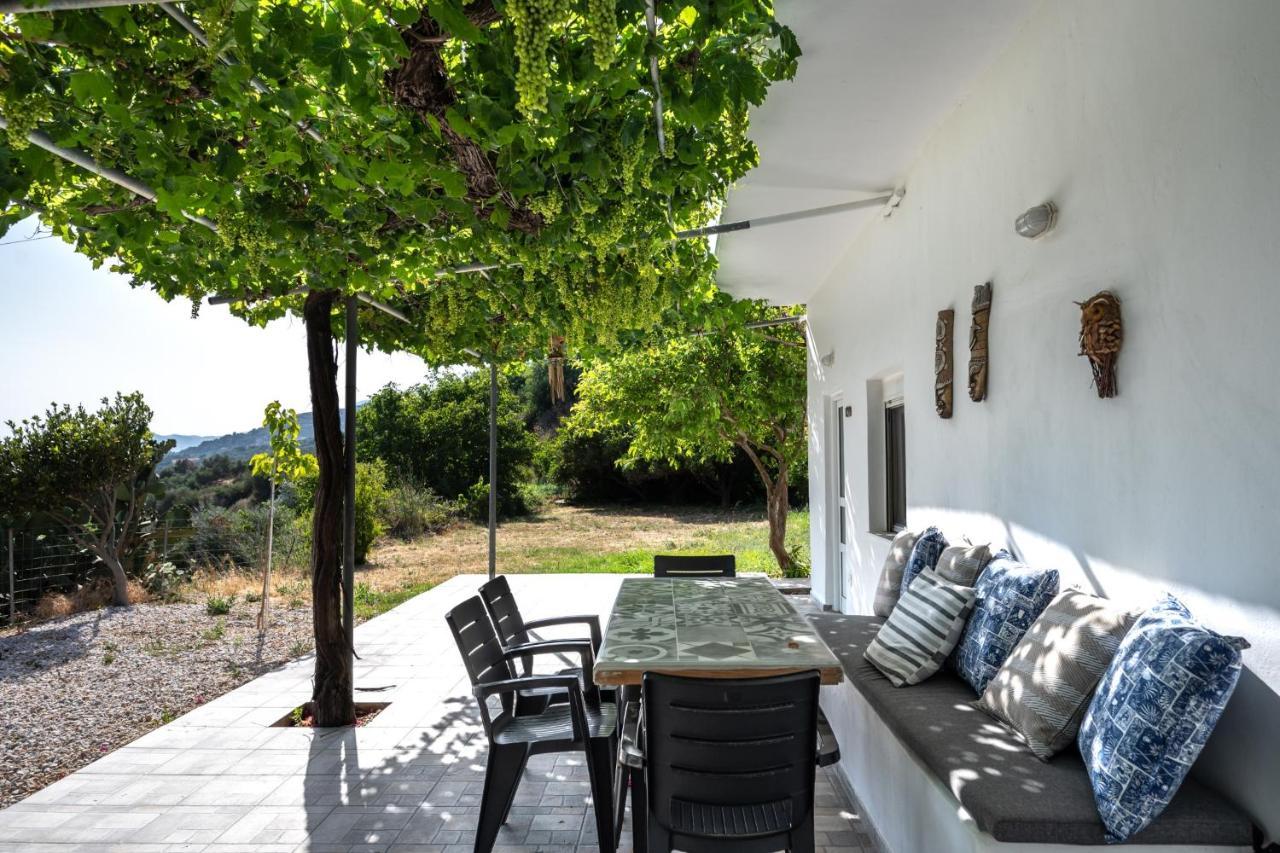 Vrisidia Cottage - Nature, Seaview & Relax Plakias Eksteriør billede